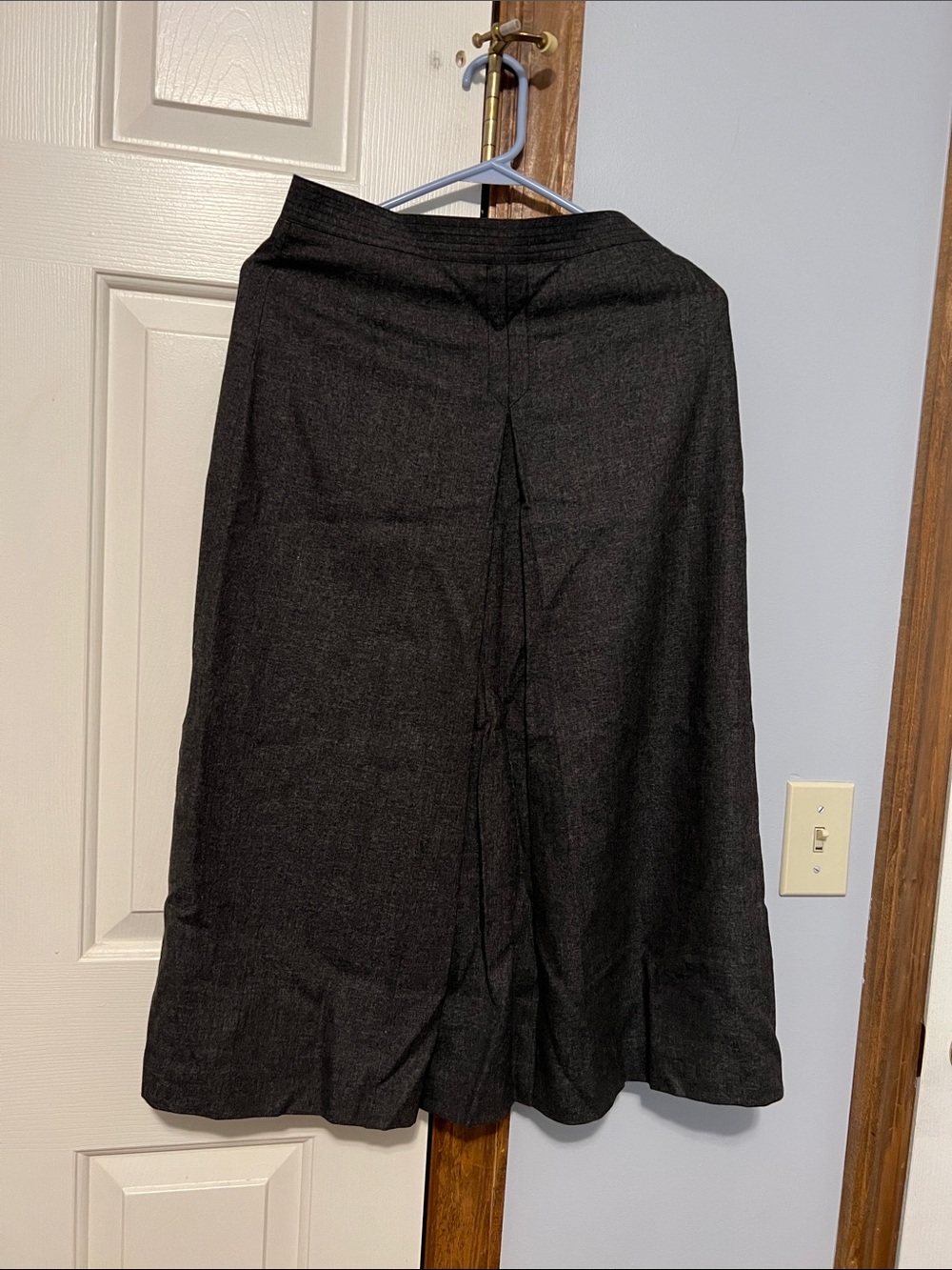 J. Crew Black Maxi Skirt with Subtle Panel Detail